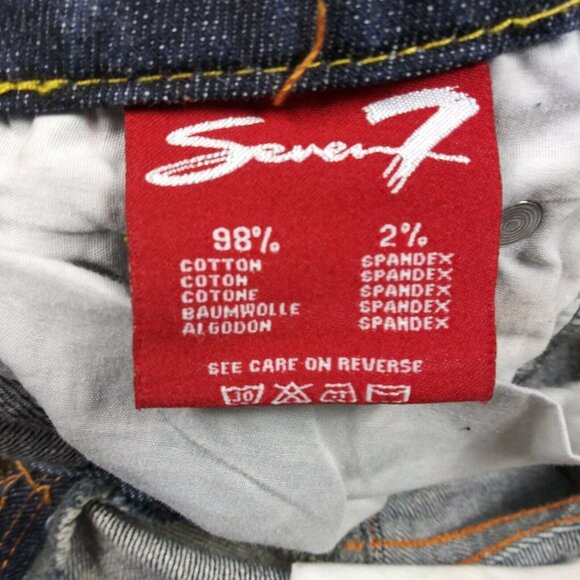 Seven 7 by Melissa McCarthy Women's Size 25 Blue Denim Regular Bootcut EUC - Picture 8 of 8